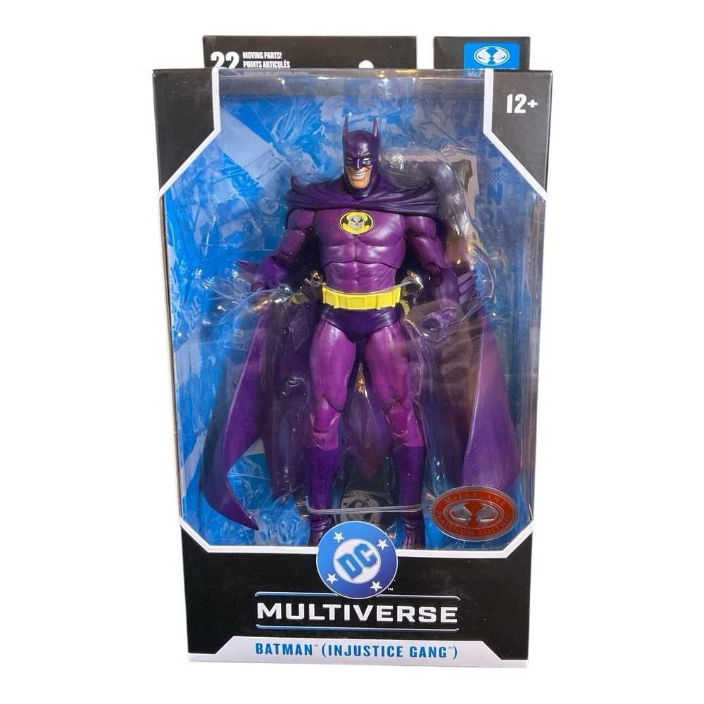 DC Multiverse Injustice Gang Batman Red Platinum Edition McFarlane Toys In Hand